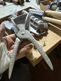 Fishing lead weights molds