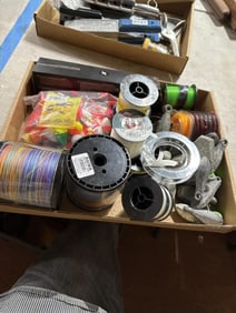 Fishing bobbers n line weights lot