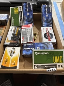 Long gun ammunition ammo lot
