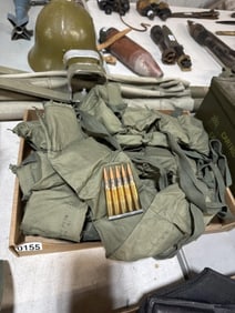 Large group military rifle ammunition w/ carrying