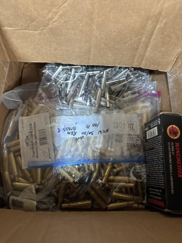 Gun brass misc cal.: local pick up only- No Shipping on this lot -