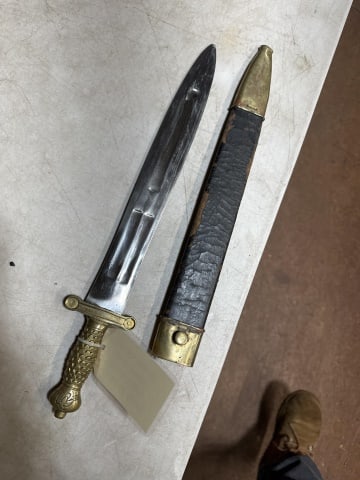 Children sword artillery: local pick up only- No Shipping on this lot -
