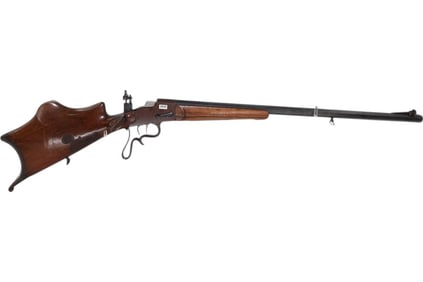 German-Model:Schuetzen-not marked-Rifle