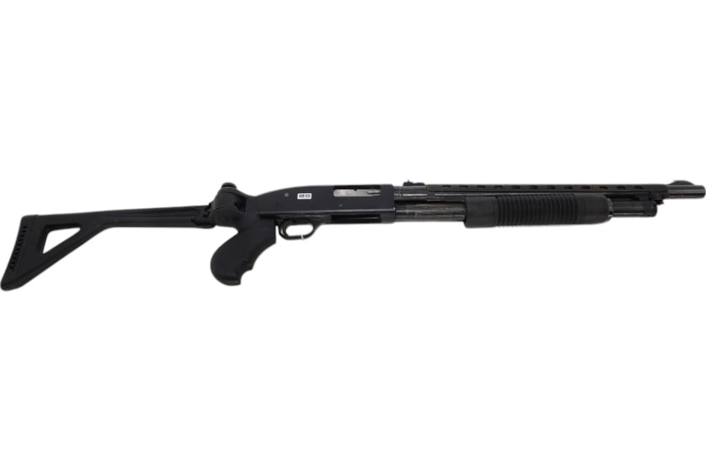 Mossberg-Model:500 AT-12GA-Shotgun: 2024-00196 - Mossberg - Model:500 AT - Serial #: - J215352 - 12GA - Shotgun - "as is", normal wear and tear, Property being sold is not new! Dents, dings, scratches and other damage may be present. De