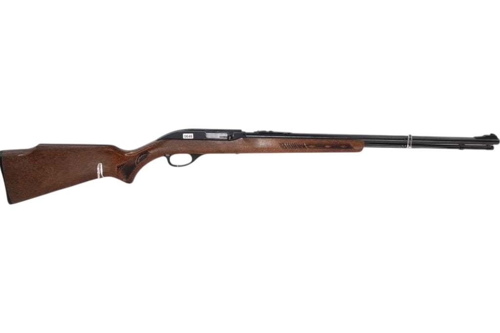 The Marlin Firearms Co-Model:Glenfield MOD. 60-.22: 2024-00261 - The Marlin Firearms Co - Model:Glenfield MOD. 60 - Serial #: - 24459648 - .22 Long Rifle - Rifle - "as is", normal wear and tear, Property being sold is not new! Dents, dings, scratches a