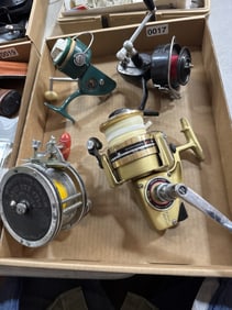 4 fishing reels Penn Daiwa n more