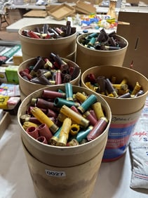 5 drums shotgun shells n ammo mixed