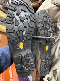 4 pair hunting boots used