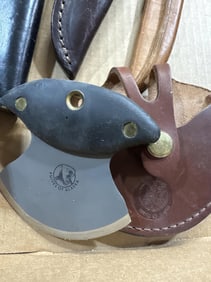 Mixed knife lot n sharpener