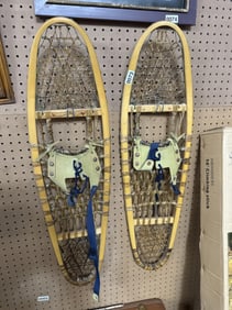 Vintage snow shoes