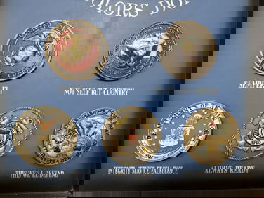 3d US arms forces wall plaque