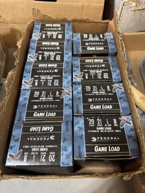 Shotgun ammo boxes may be partially full