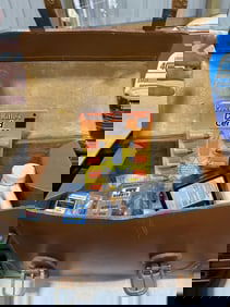 Leather carrying case w/ bullets n more