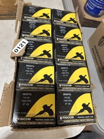 Shotgun ammo boxes may be partially full