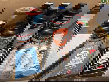 Mixed powder n bullet lube lot