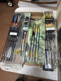 Cross bow arrows in packaging may not be full