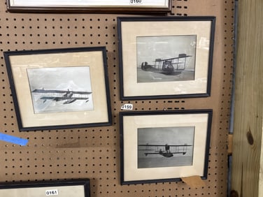 3 pc vintage Bi-Plane photos