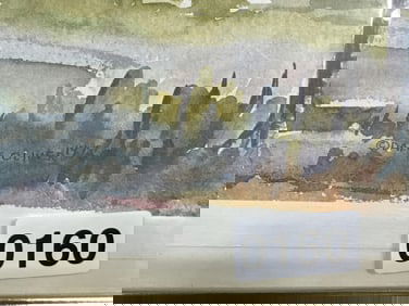 WW2 artwork watercolor ??? Or print ??