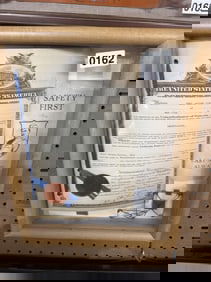 1918 WW1 documents  framed