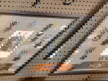 WW1 medals photo dated 1919 - framed