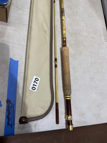 Vintage Ted Williams fishing pole case near mint