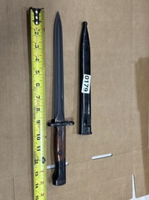 14" SA-30 bayonet w/ scabbard