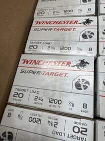 shotgun ammo 20 gauge Boxes appear unopened
