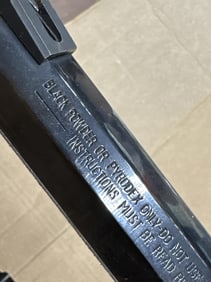 2 black powder barrels