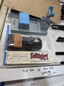 Mixed lot rope muzzle loader pistol stand