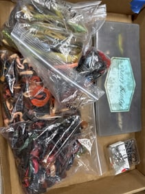 2boxes fishing lore rubber bait etc