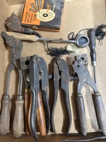 2 boxes Gun bullet molds tools n more