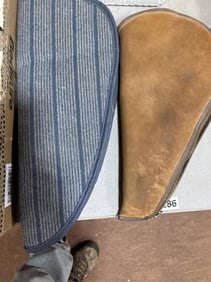 2 soft pistol carrying cases