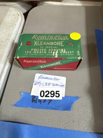 Hand gun pistol ammo (50) 38 cal Remington