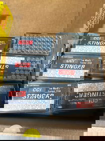 Hand gun pistol ammo boxes may not be full