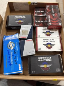 Long gun rifle ammo boxes may b partially full