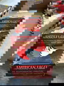 Long gun rifle ammo boxes may b partially full