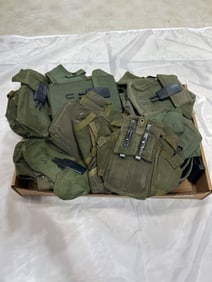 Military Gear Including Belts and Pouches