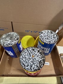 Containers of Lead Bullets for Reloading