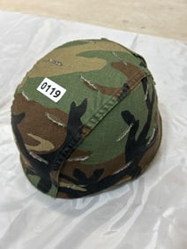 Military-Style Helmet with Liner
