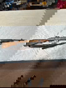 Military-Style Rifle With Sling