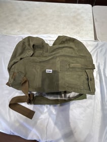 Military-Style Green Canvas Bag