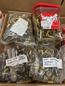 Once-Fired Cleaned Brass Casings