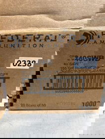 Federal 40 S&W Pistol Ammunition