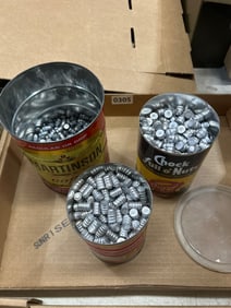 Lead Bullet Castings in Tins