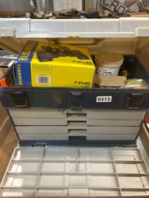 Toolbox With Bushnell Binoculars