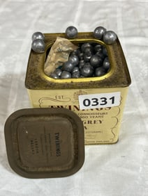 Twinings Tin with Metal Balls