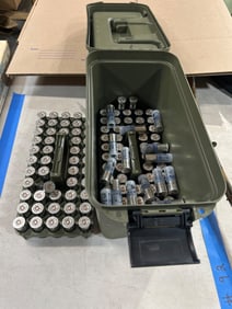 Green Ammo Box with Shotgun Shells