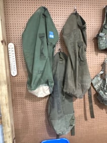 3 Military Canvas Bags