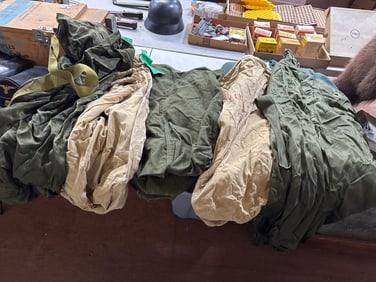 5 WW2 Military Duffle Bags