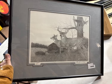 Hunting Print by Bruce Dellinger